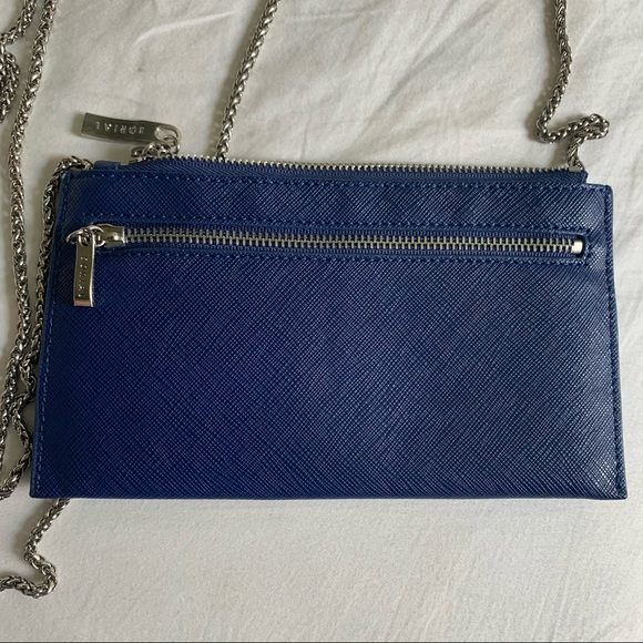Sorial crossbody bag Brilliant blue w silver chain - Picture 4 of 7